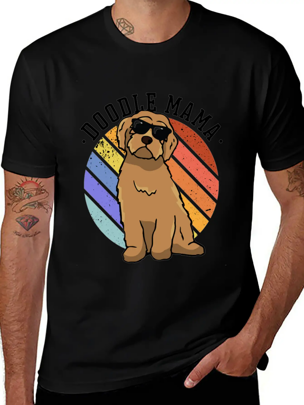 Womens Doodle Mama Labradoodle Goldendoodle Classic Cotton Tee – Unisex Comfort For Any Season