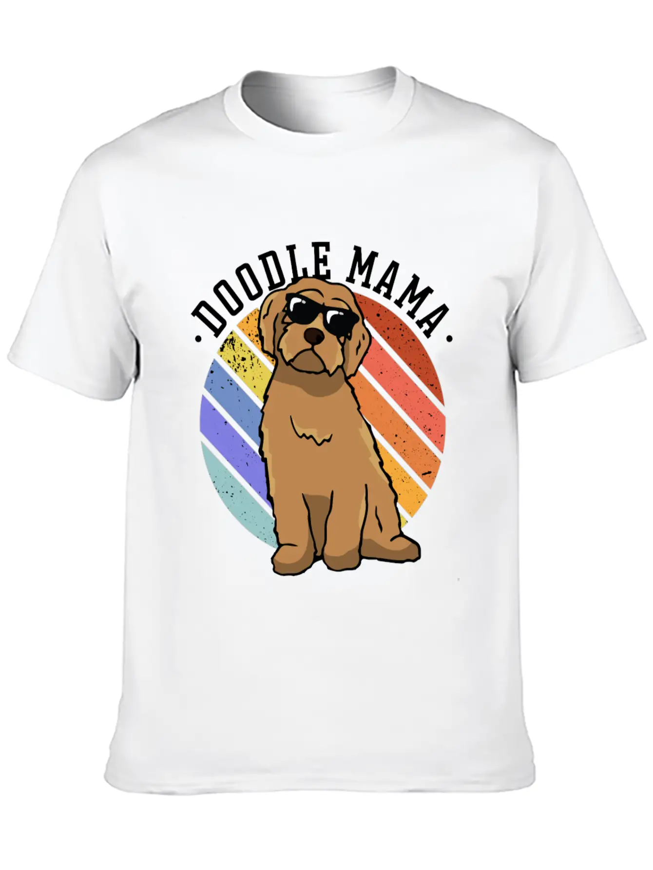 Womens Doodle Mama Labradoodle Goldendoodle Classic Cotton Tee – Unisex Comfort For Any Season
