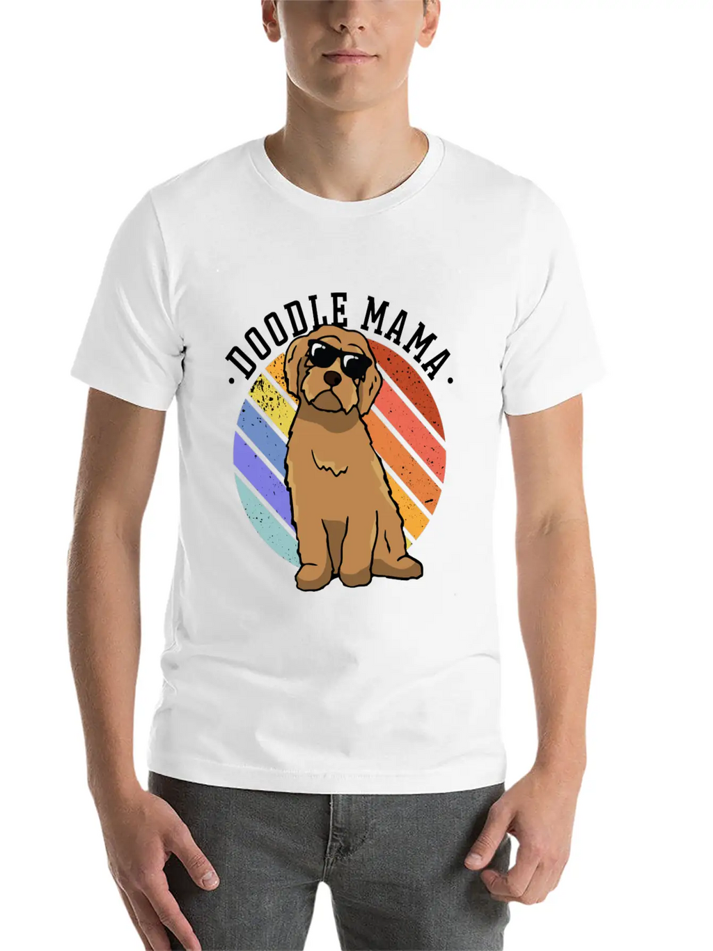 Womens Doodle Mama Labradoodle Goldendoodle Classic Cotton Tee – Unisex Comfort For Any Season
