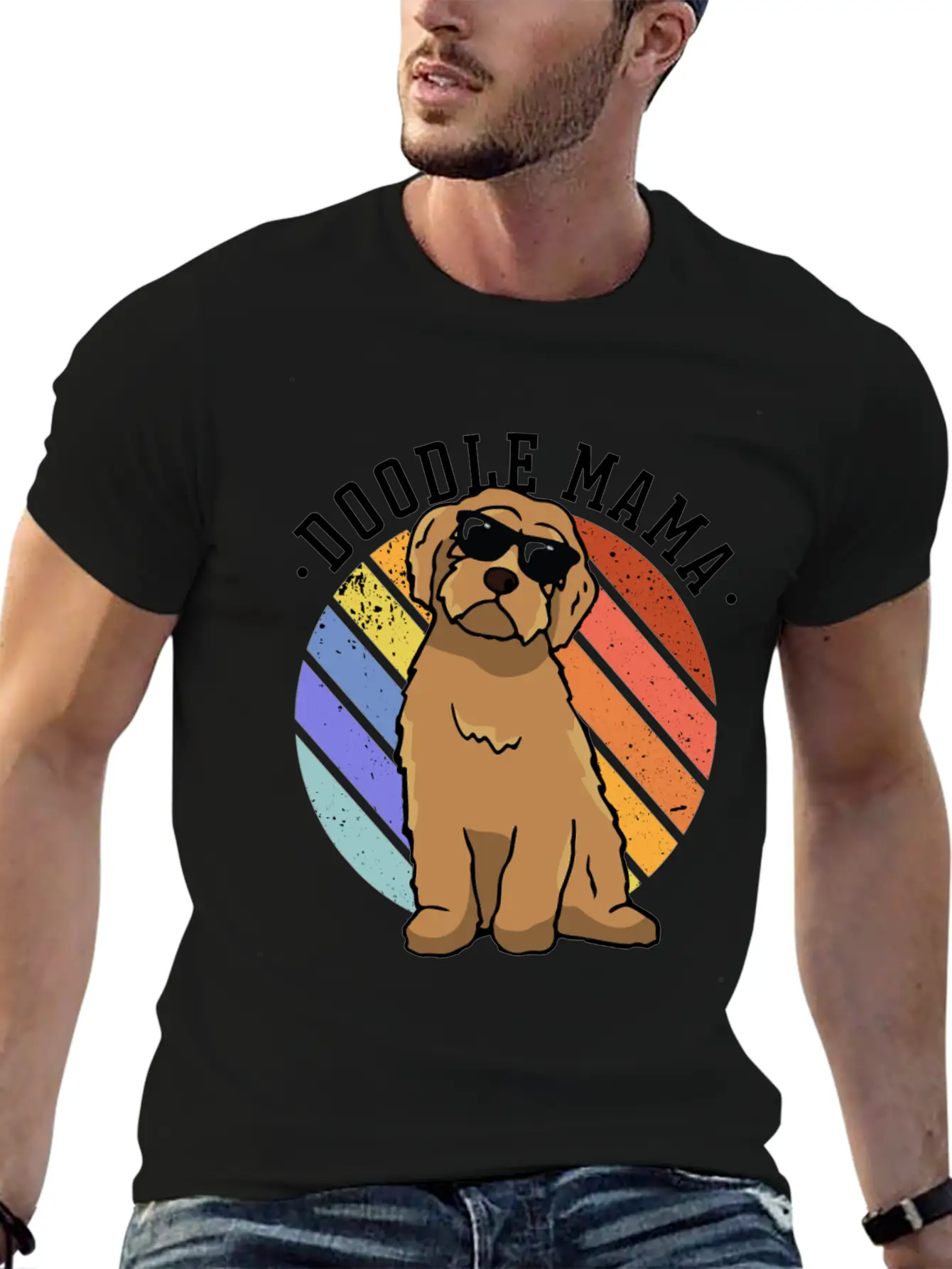 Womens Doodle Mama Labradoodle Goldendoodle Classic Cotton Tee – Unisex Comfort For Any Season