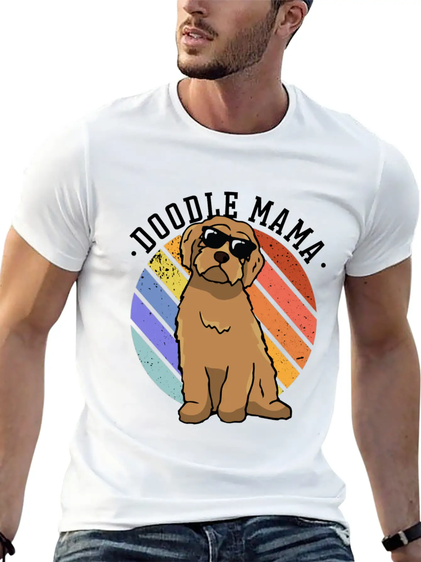 Womens Doodle Mama Labradoodle Goldendoodle Classic Cotton Tee – Unisex Comfort For Any Season