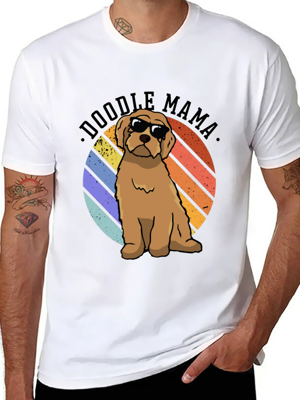 Womens Doodle Mama Labradoodle Goldendoodle Classic Cotton Tee – Unisex Comfort For Any Season