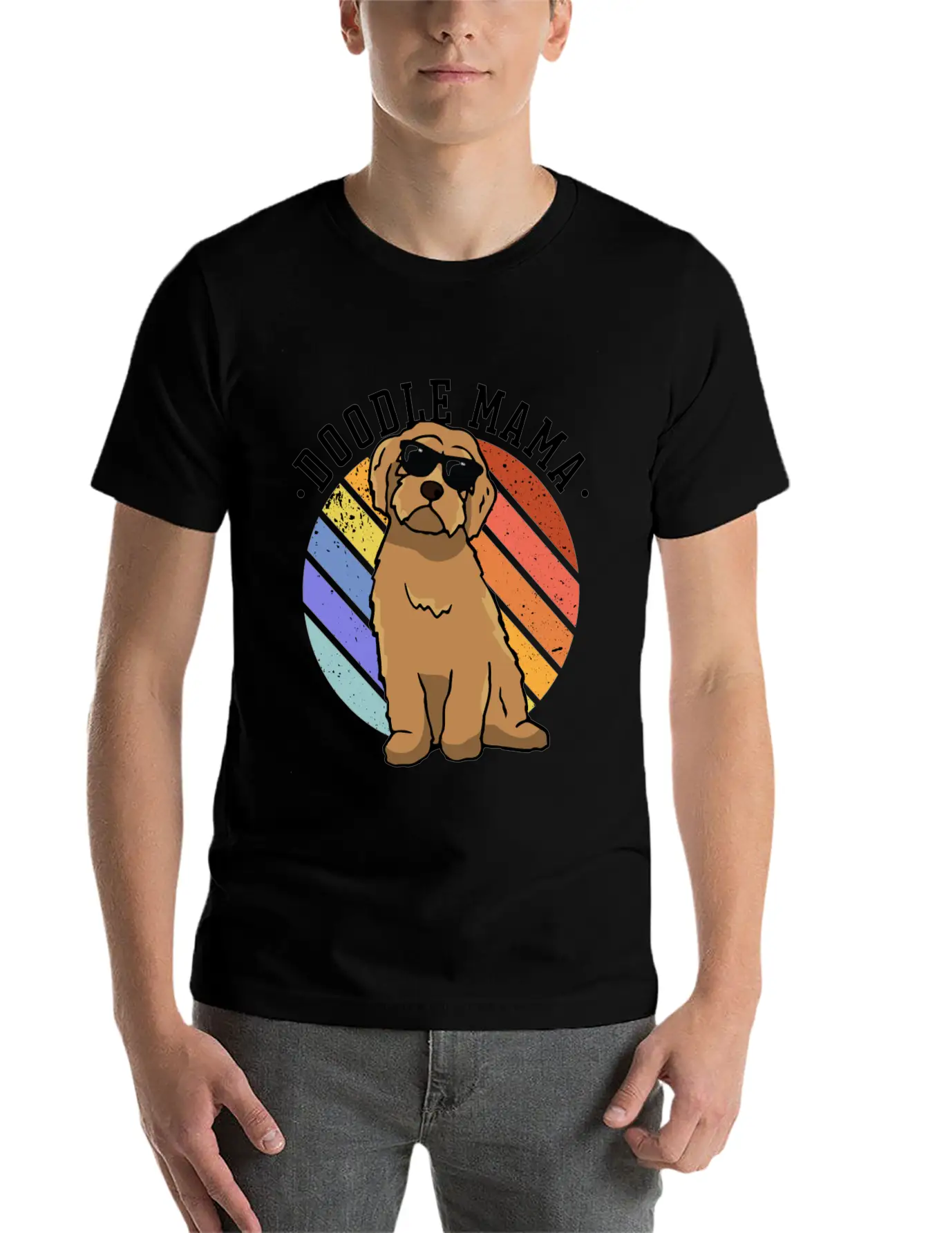 Womens Doodle Mama Labradoodle Goldendoodle Classic Cotton Tee – Unisex Comfort For Any Season