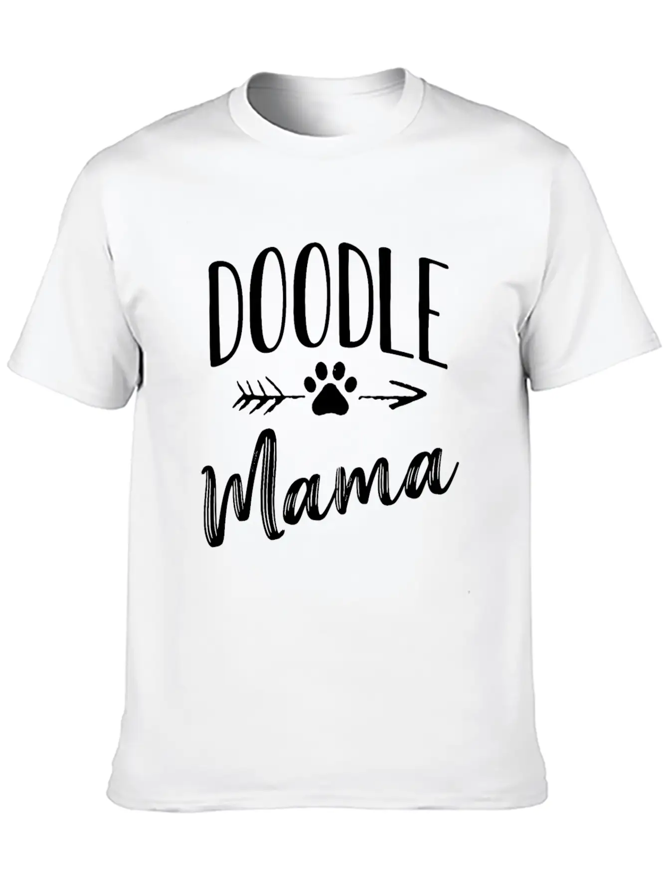 Womens Doodle Mama Labradoodle Goldendoodle Relaxed Everyday Tee – Lightweight And Durable Cotton