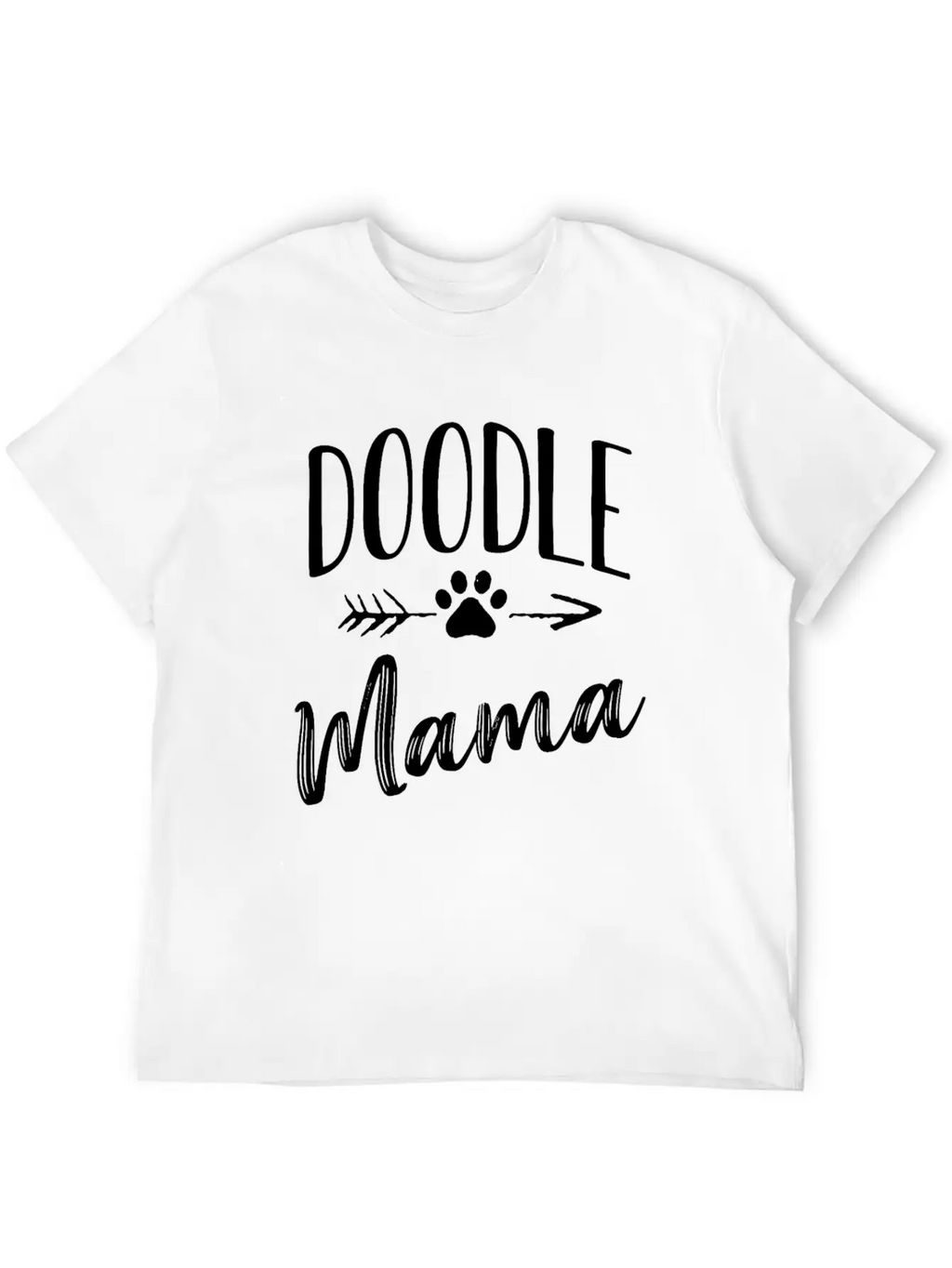 Womens Doodle Mama Labradoodle Goldendoodle Relaxed Everyday Tee – Lightweight And Durable Cotton