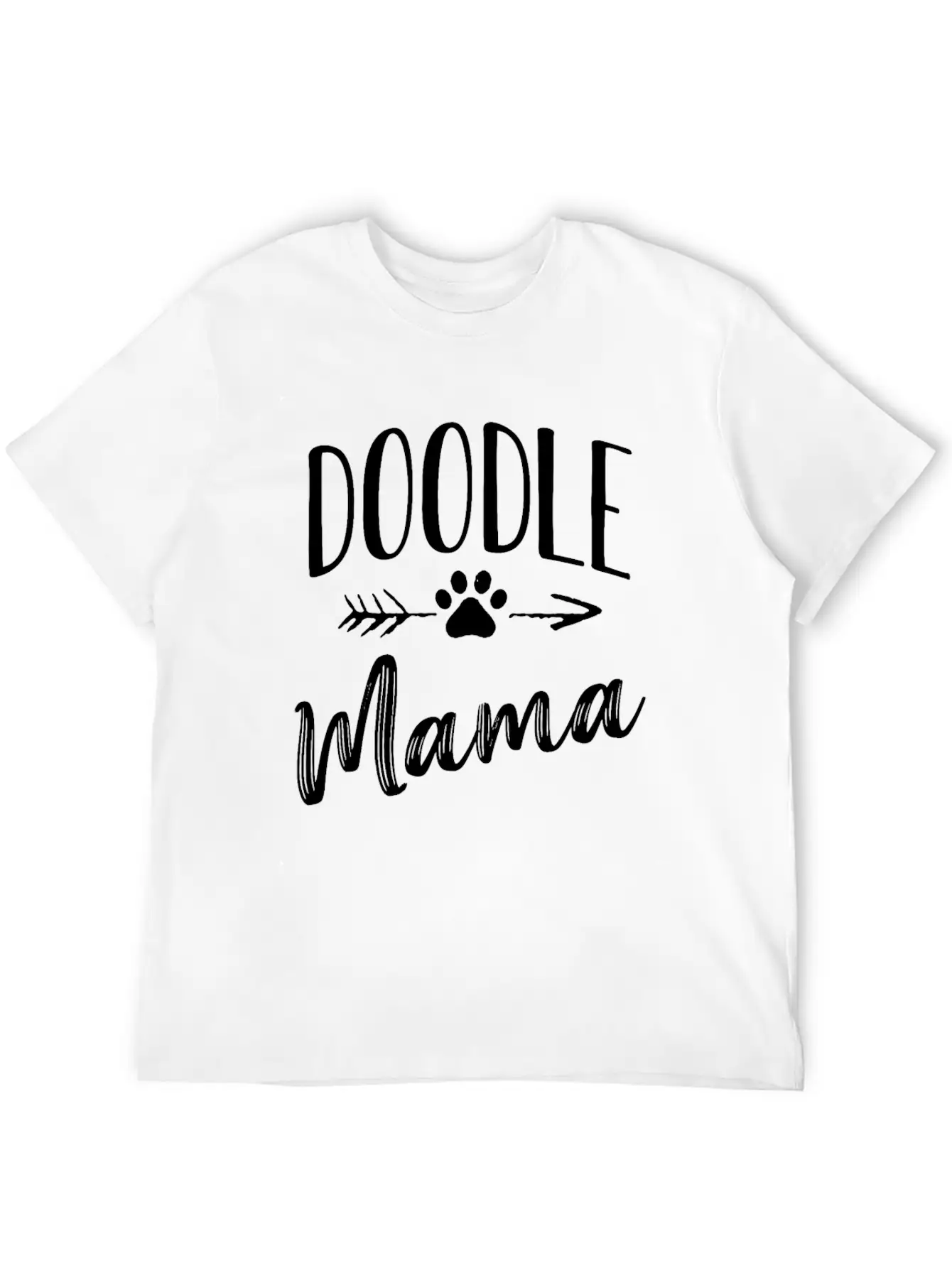 Womens Doodle Mama Labradoodle Goldendoodle Relaxed Everyday Tee – Lightweight And Durable Cotton