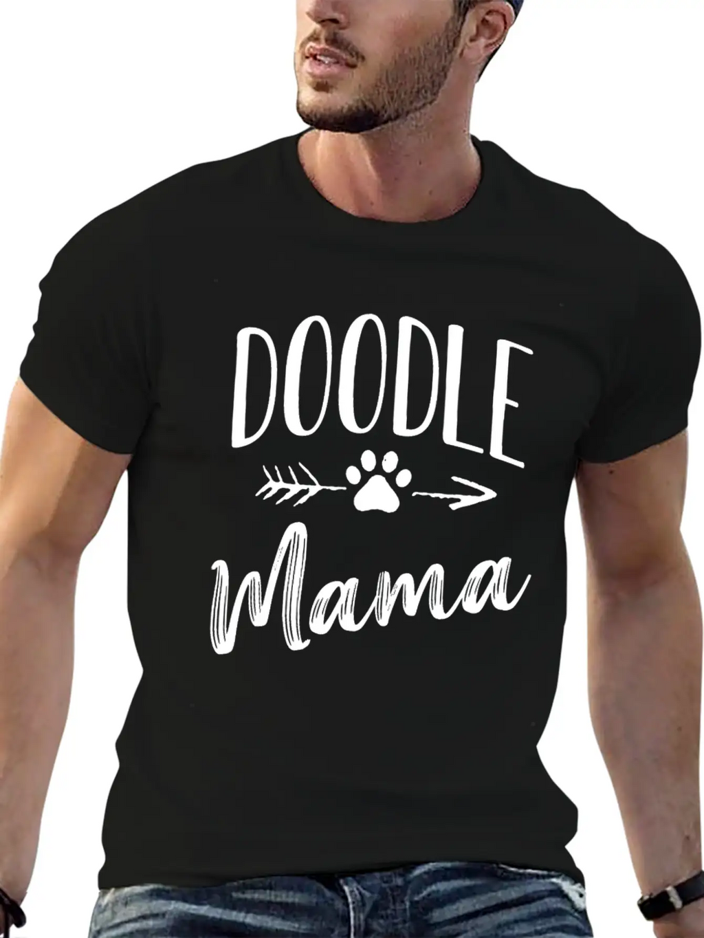 Womens Doodle Mama Labradoodle Goldendoodle Relaxed Everyday Tee – Lightweight And Durable Cotton