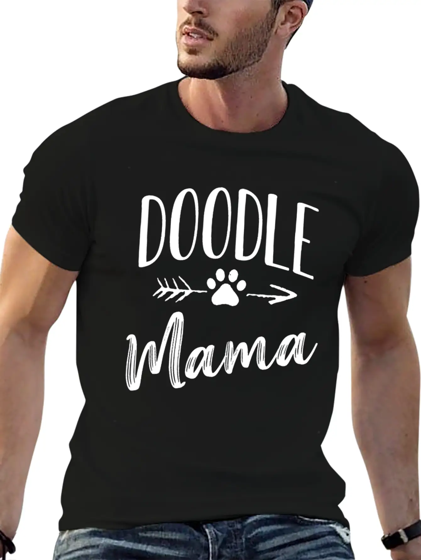 Womens Doodle Mama Labradoodle Goldendoodle Relaxed Everyday Tee – Lightweight And Durable Cotton