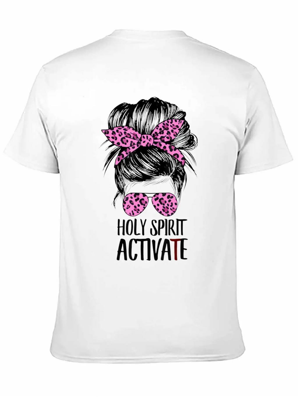 Womens Holy Spirit Cool Mom Life Hippie Tie Dye T Basic Graphic T-Shirt – Daily Comfort In Soft Cotton