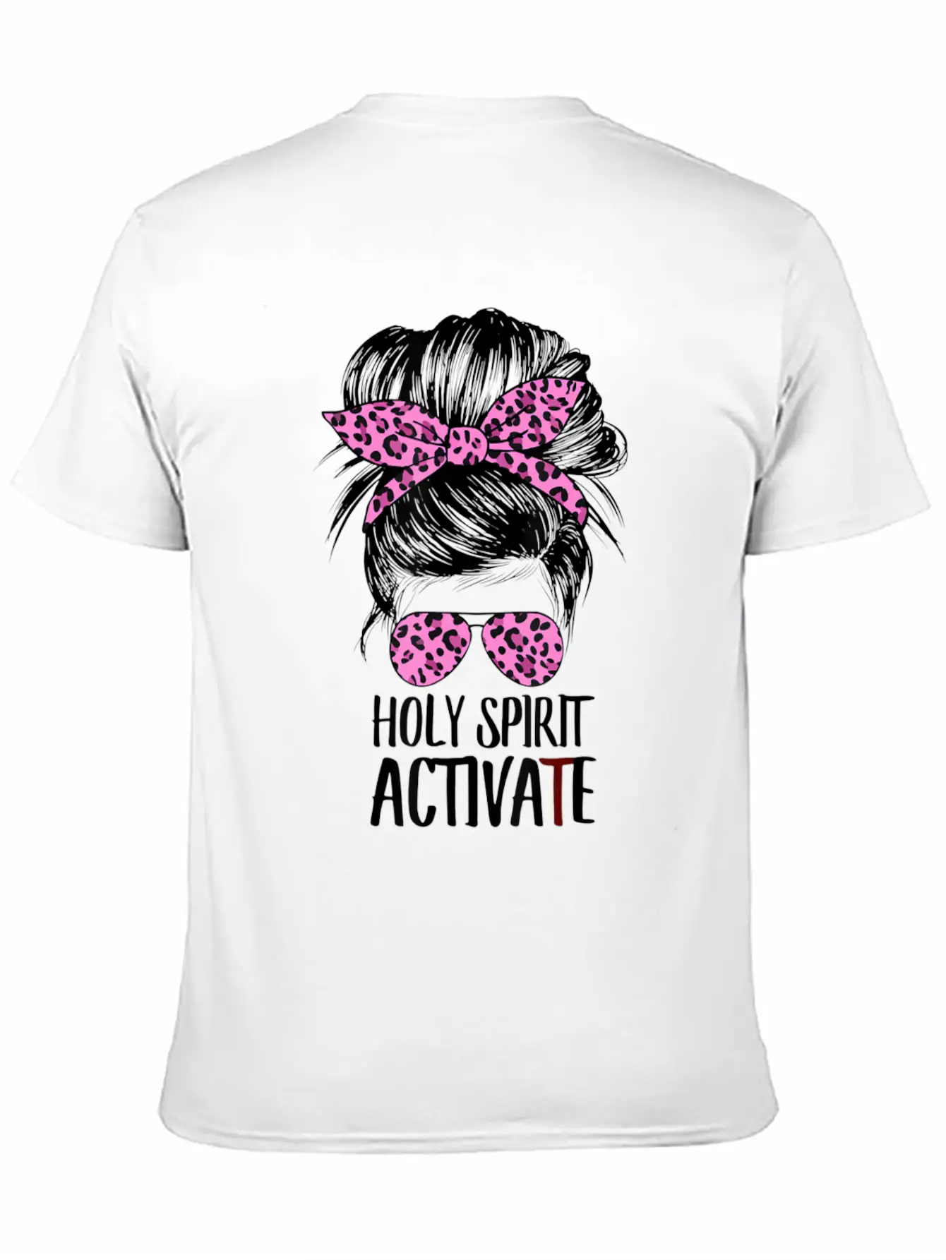 Womens Holy Spirit Cool Mom Life Hippie Tie Dye T Basic Graphic T-Shirt – Daily Comfort In Soft Cotton