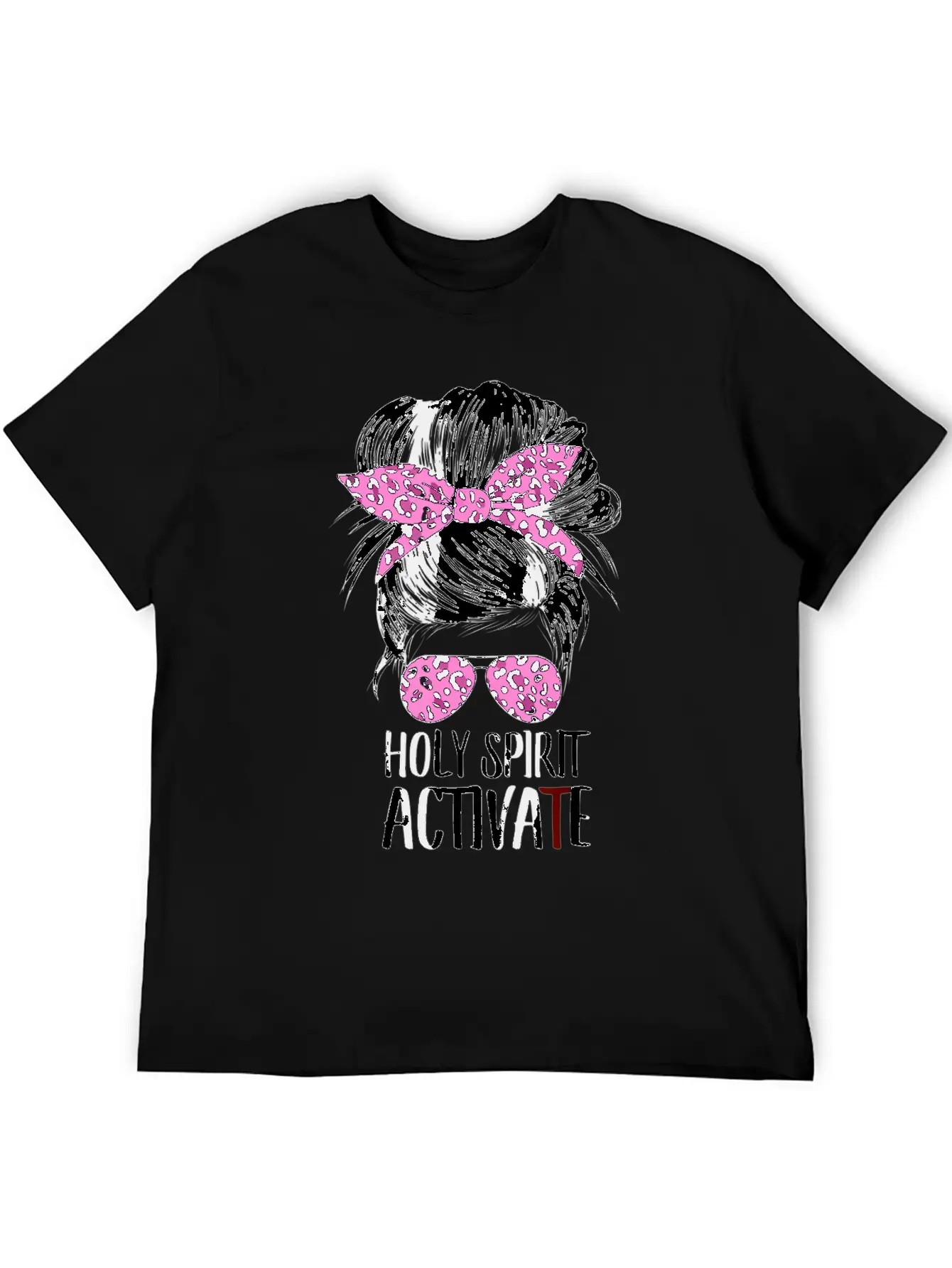 Womens Holy Spirit Cool Mom Life Hippie Tie Dye T Relaxed Everyday Tee – Lightweight And Durable Cotton
