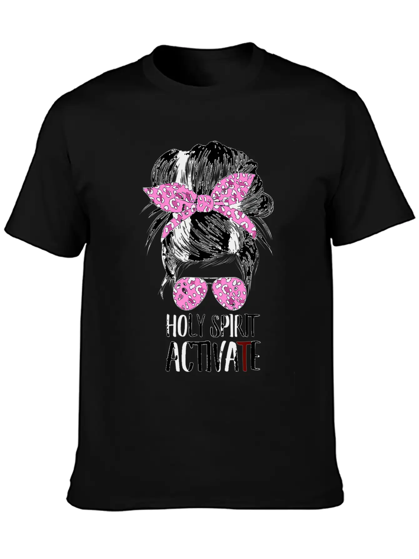 Womens Holy Spirit Cool Mom Life Hippie Tie Dye T Relaxed Everyday Tee – Lightweight And Durable Cotton