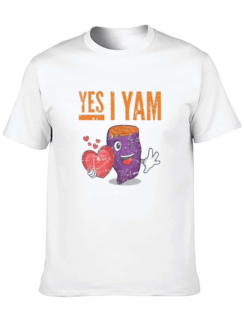 Womens She's My Sweet Potato - Yes I Yam Unisex Casual T-Shirt – Clean Design For Daily Comfort