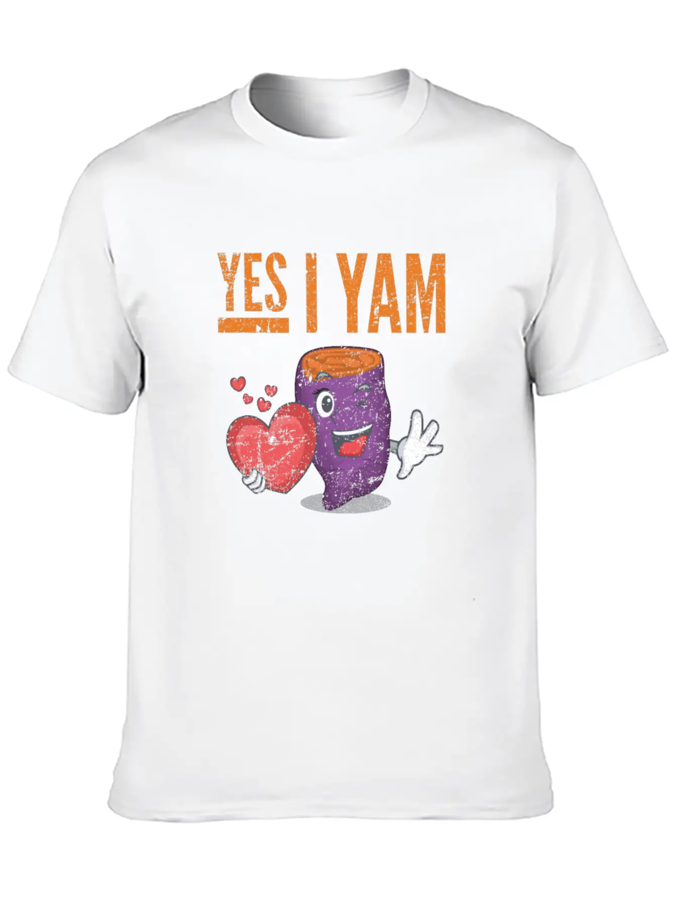 Womens She's My Sweet Potato - Yes I Yam Unisex Casual T-Shirt – Clean Design For Daily Comfort