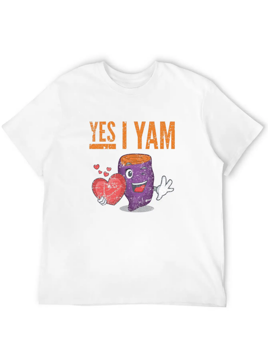 Womens She's My Sweet Potato - Yes I Yam Unisex Casual T-Shirt – Clean Design For Daily Comfort