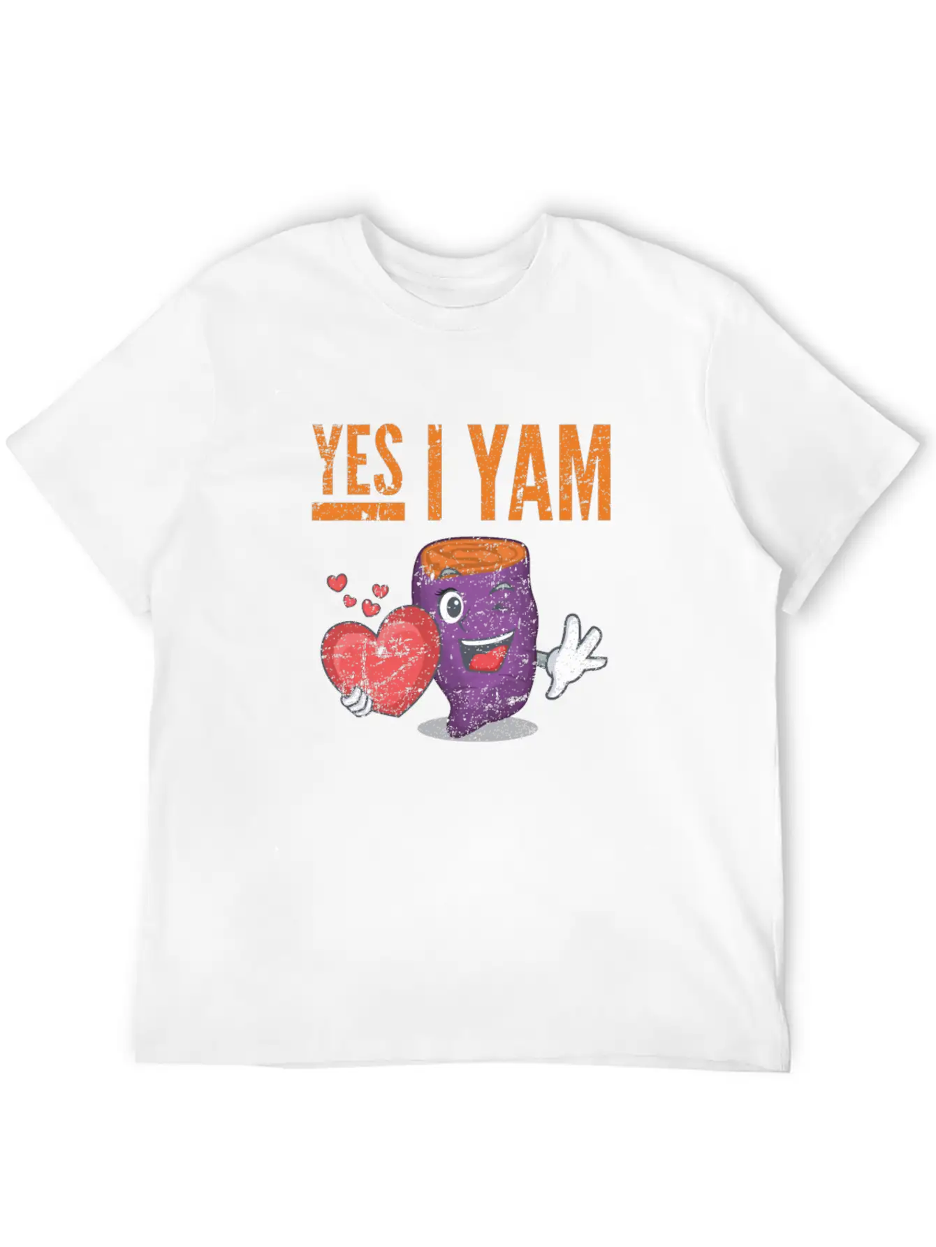 Womens She's My Sweet Potato - Yes I Yam Unisex Casual T-Shirt – Clean Design For Daily Comfort