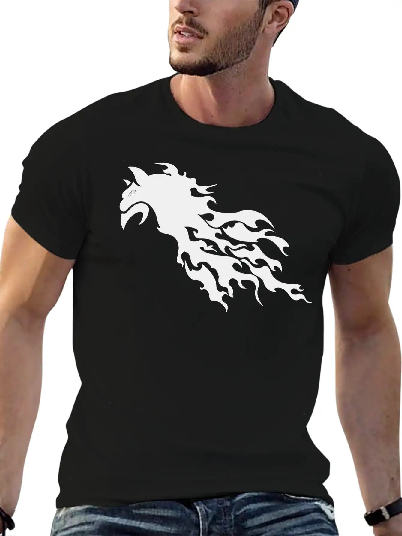 Wonderful Lion Stylish Everyday T-Shirt – Unisex Basic Cotton Tee