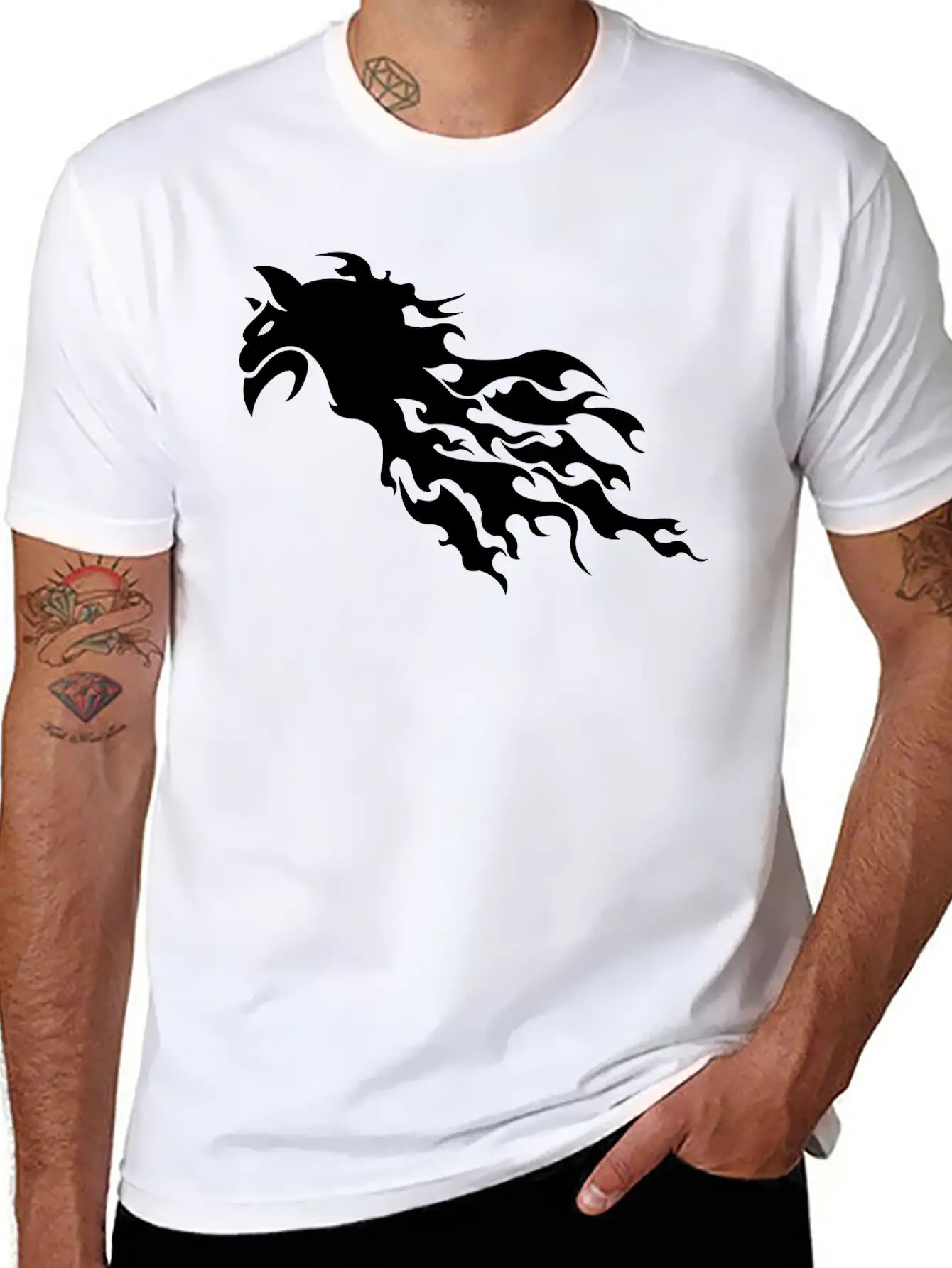 Wonderful Lion Stylish Everyday T-Shirt – Unisex Basic Cotton Tee