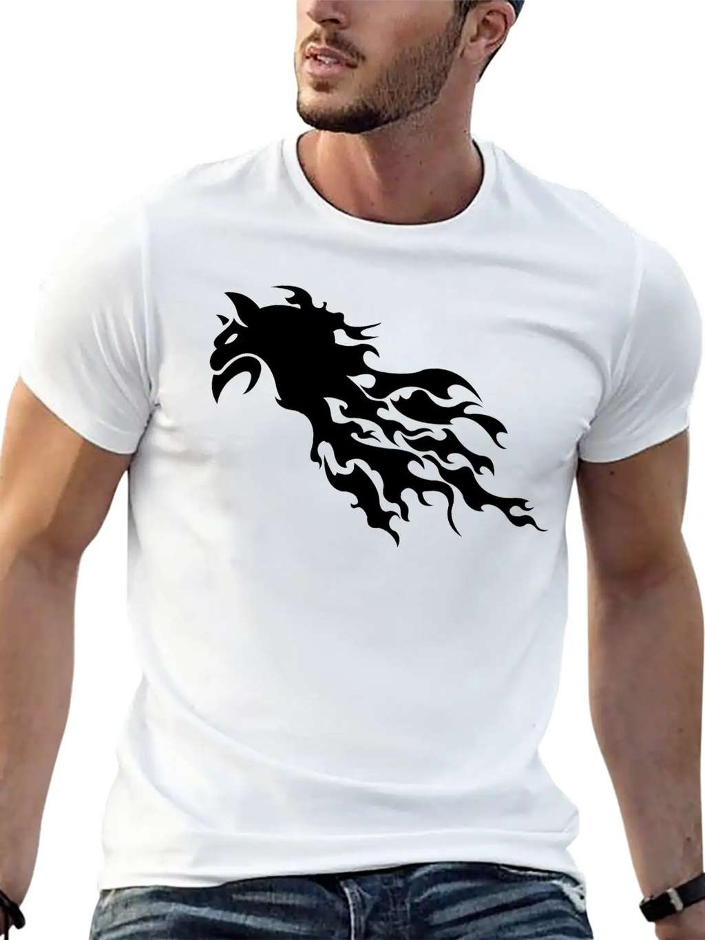Wonderful Lion Stylish Everyday T-Shirt – Unisex Basic Cotton Tee