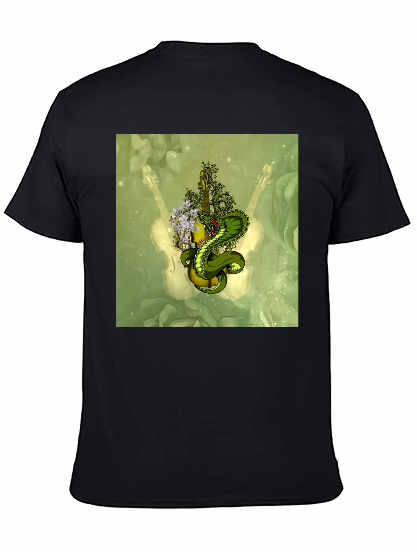 Wonderful Violin Basic Graphic T-Shirt – Daily Comfort In Soft Cotton