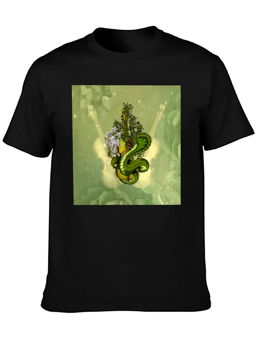 Wonderful Violin Basic Graphic T-Shirt – Daily Comfort In Soft Cotton