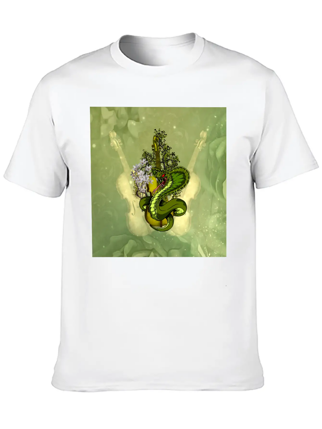 Wonderful Violin Basic Graphic T-Shirt – Daily Comfort In Soft Cotton