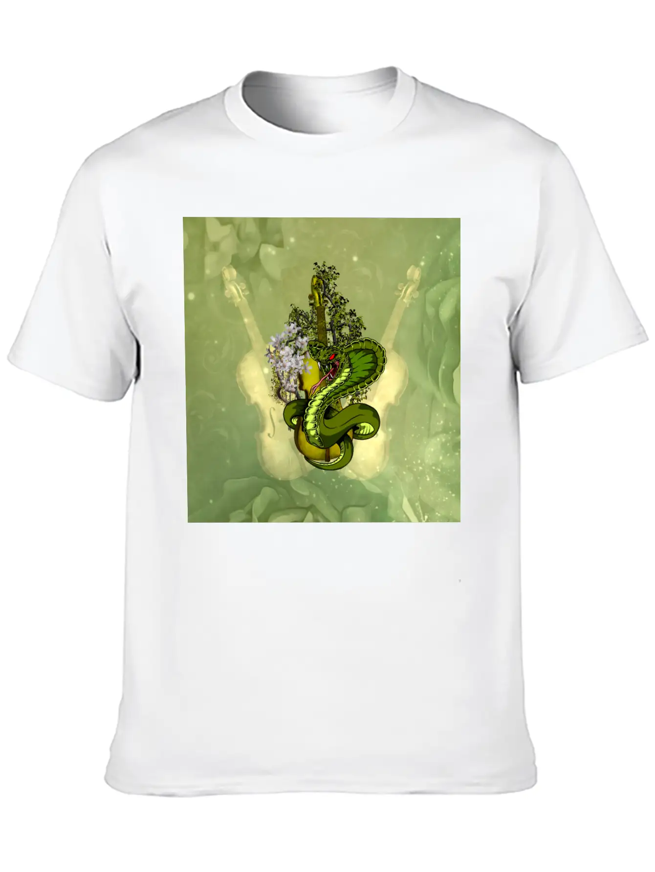 Wonderful Violin Basic Graphic T-Shirt – Daily Comfort In Soft Cotton