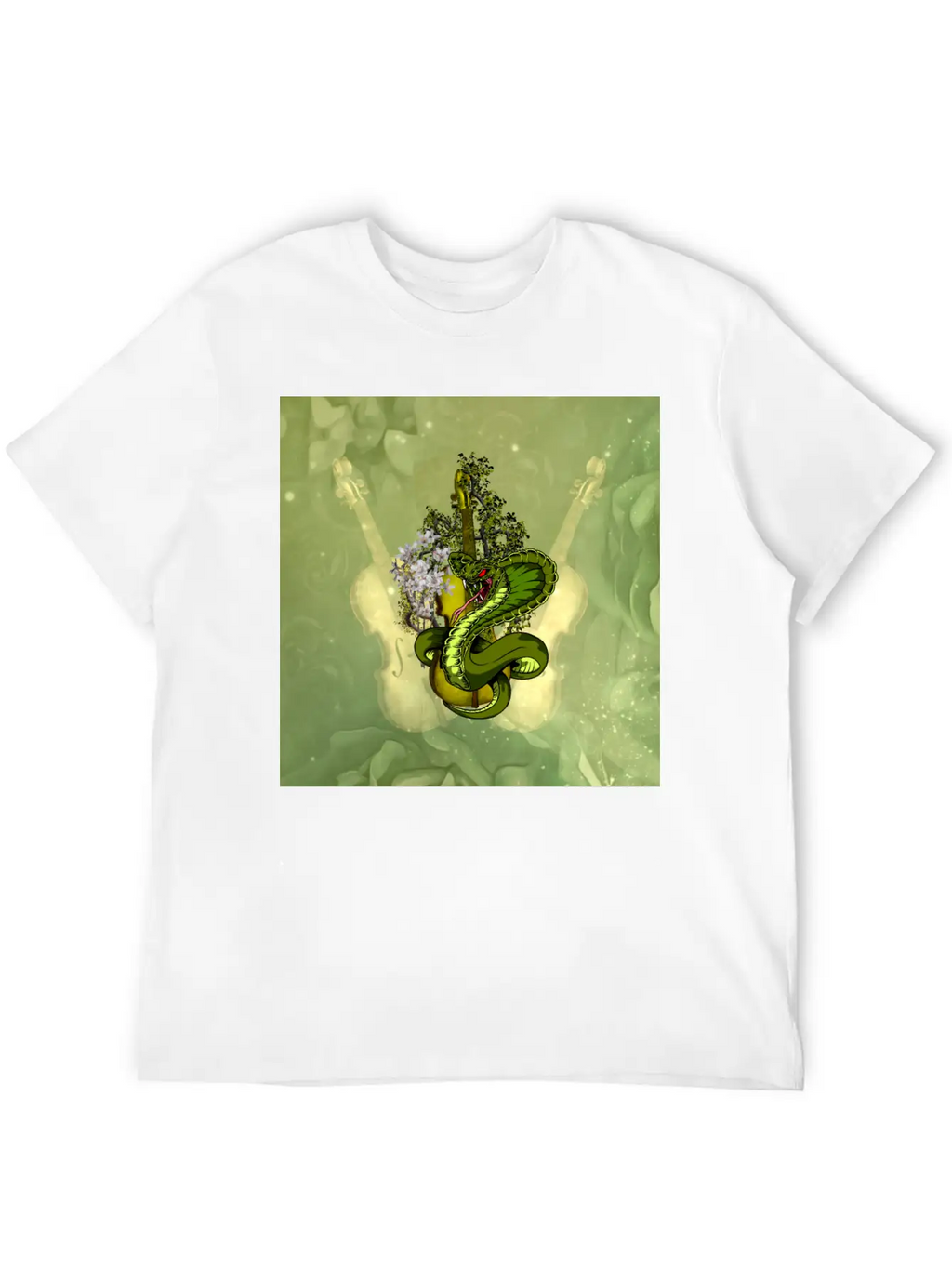 Wonderful Violin Basic Graphic T-Shirt – Daily Comfort In Soft Cotton