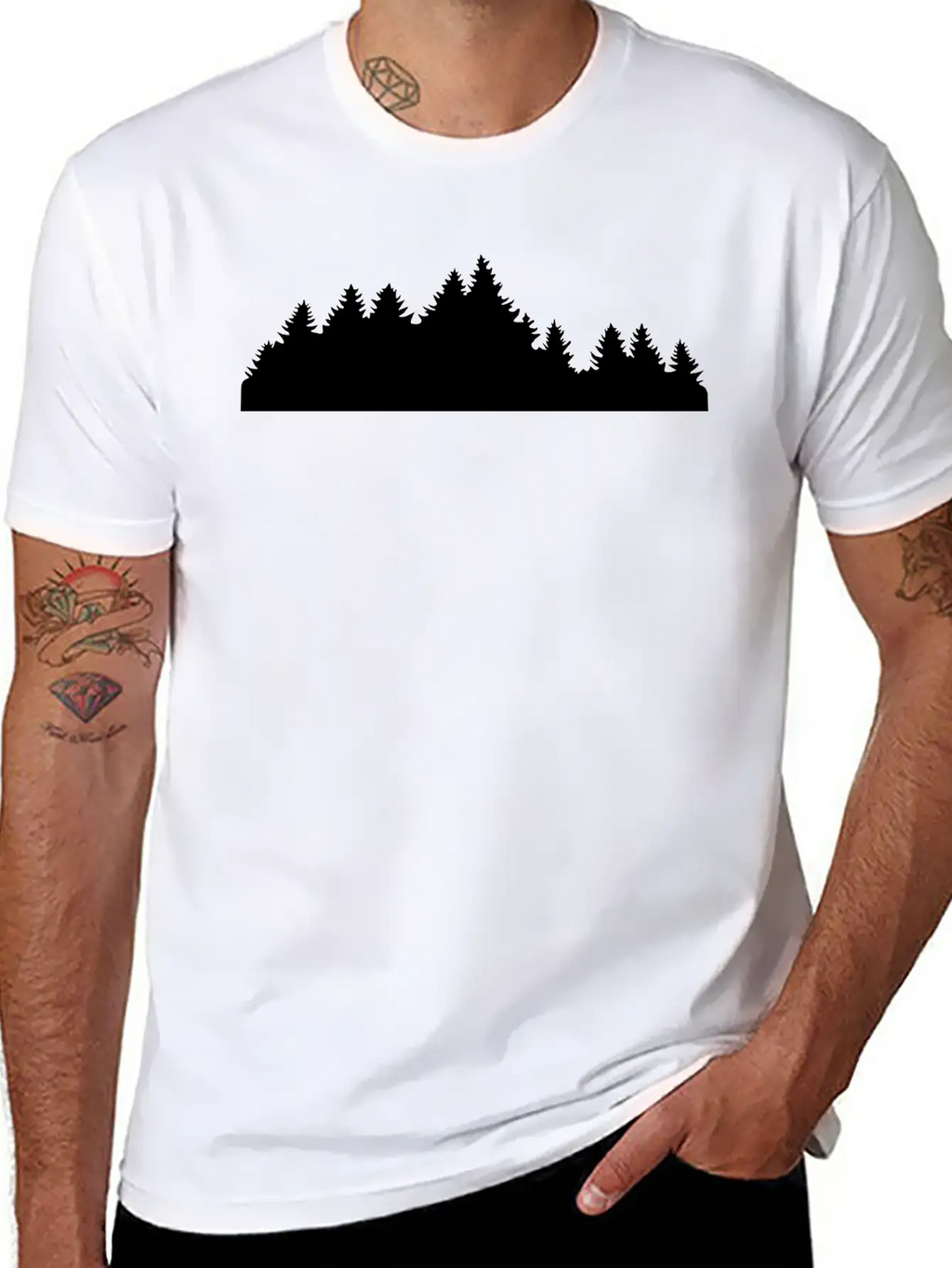 Wood, Forest, Nature Essential Cotton Tee For Daily Outfits – Unisex Style