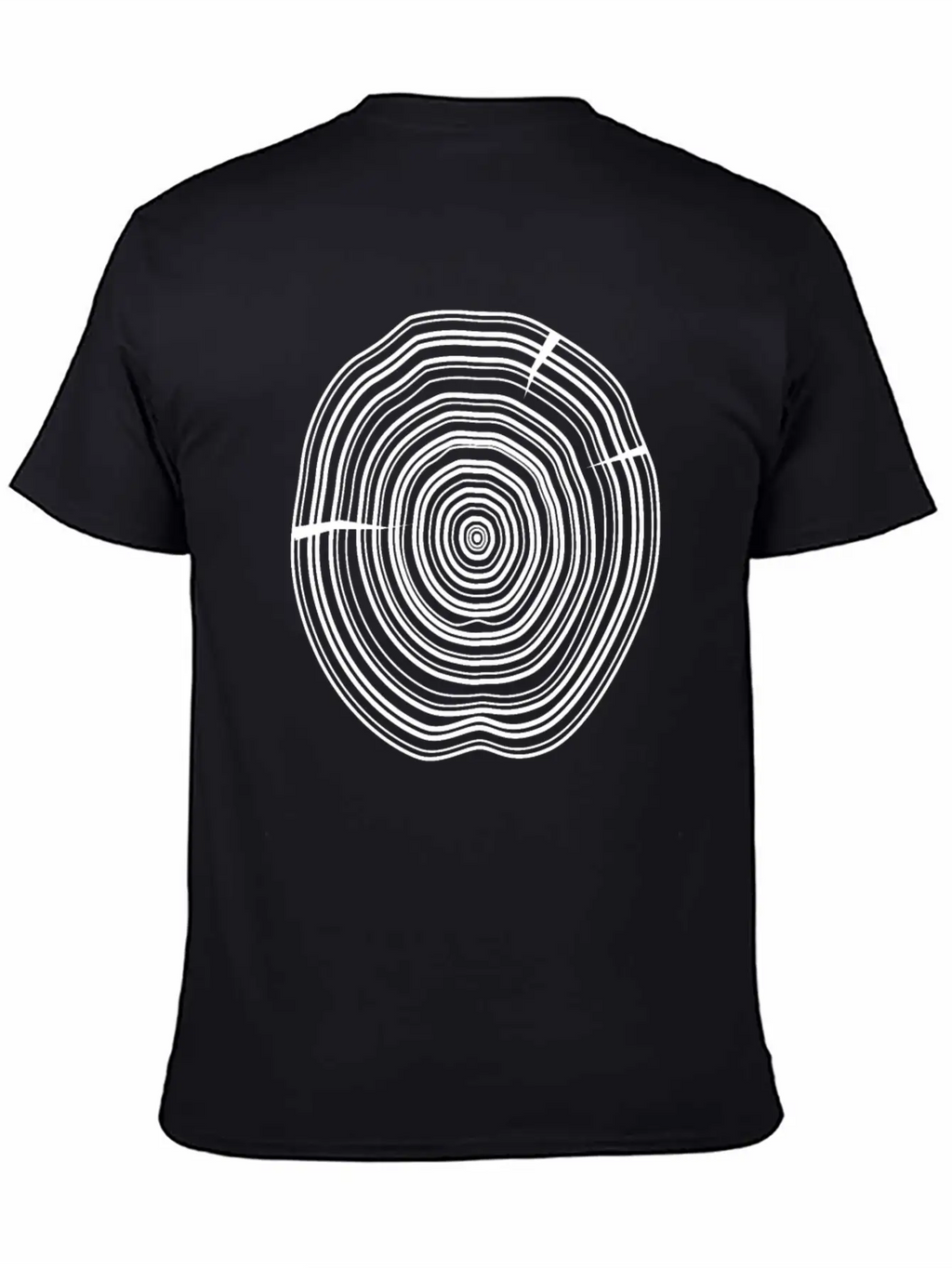 Wooden Disc Breathable Soft Cotton T-Shirt – Timeless Casual Look