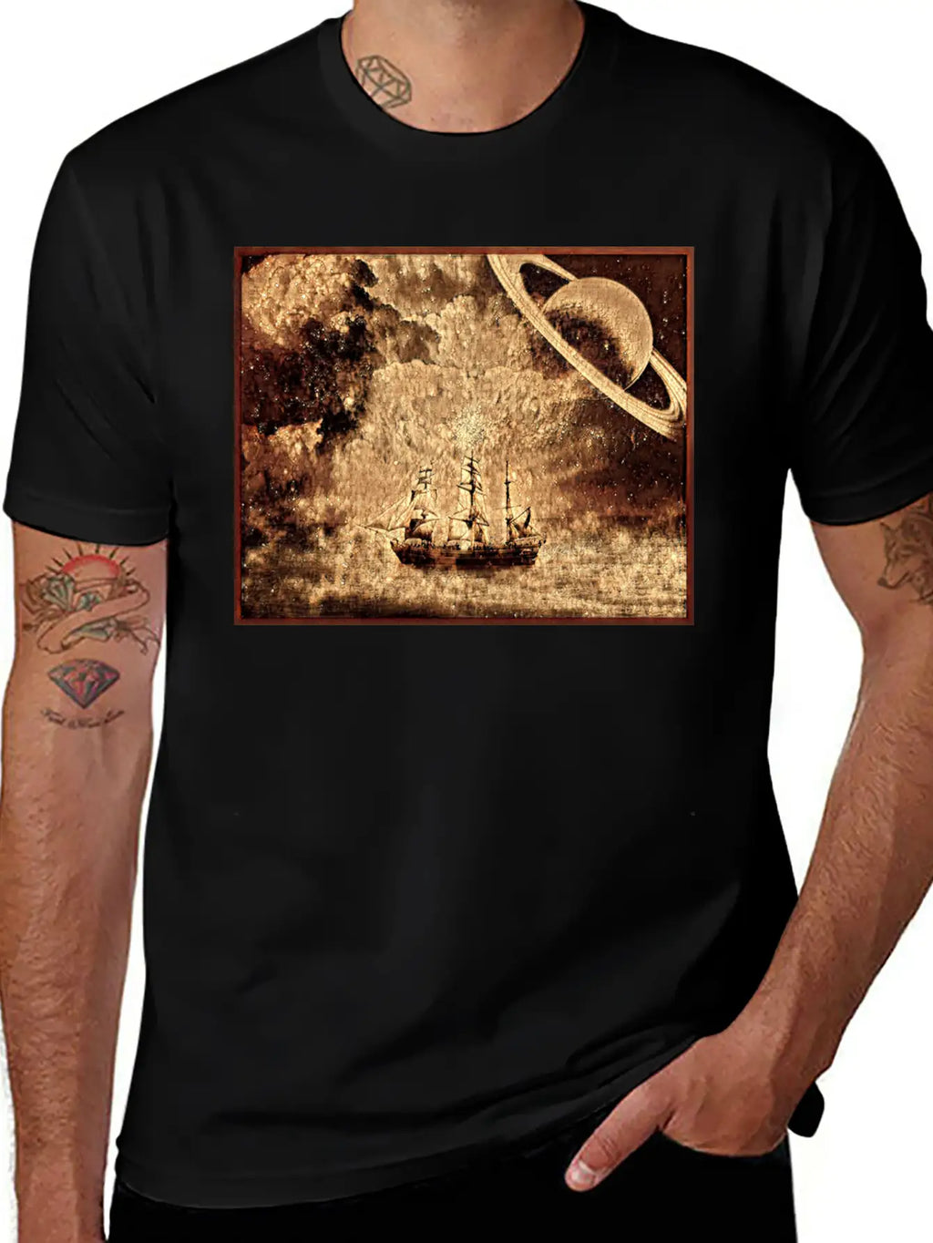 Wooden Ship In A Galaxy Far Away Classic Cotton Tee – Unisex Comfort For Any Season
