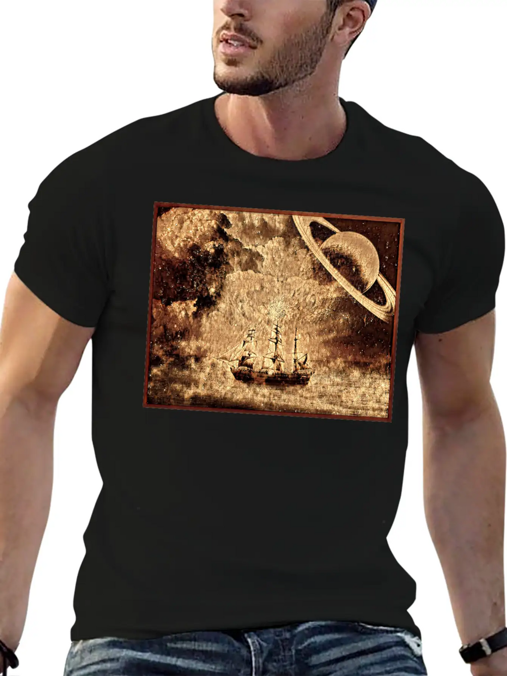 Wooden Ship In A Galaxy Far Away Classic Cotton Tee – Unisex Comfort For Any Season