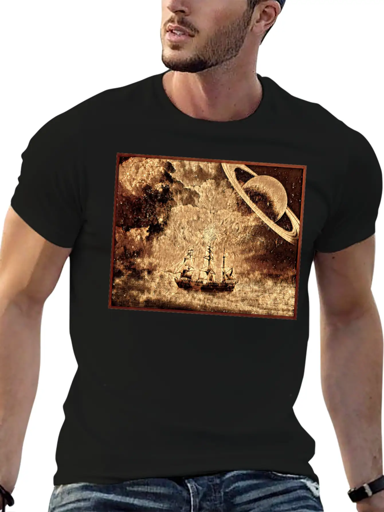 Wooden Ship In A Galaxy Far Away Classic Cotton Tee – Unisex Comfort For Any Season