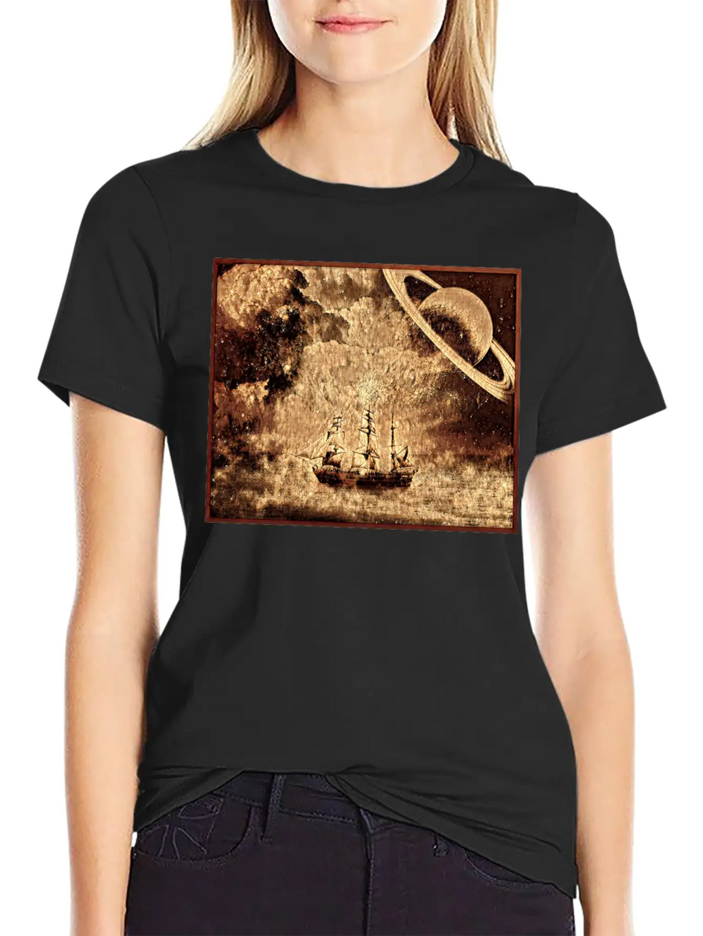 Wooden Ship In A Galaxy Far Away Classic Cotton Tee – Unisex Comfort For Any Season