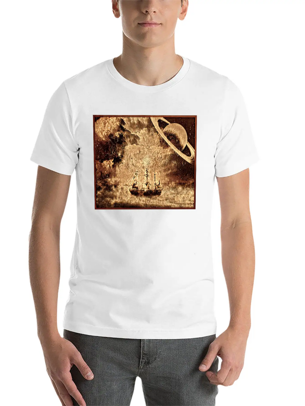 Wooden Ship In A Galaxy Far Away Classic Cotton Tee – Unisex Comfort For Any Season