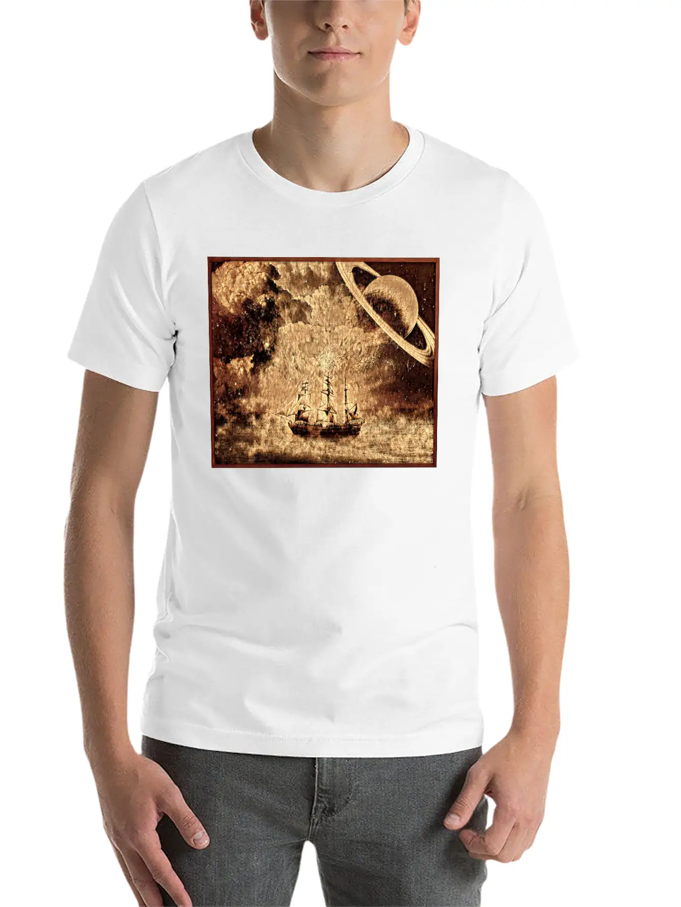 Wooden Ship In A Galaxy Far Away Classic Cotton Tee – Unisex Comfort For Any Season