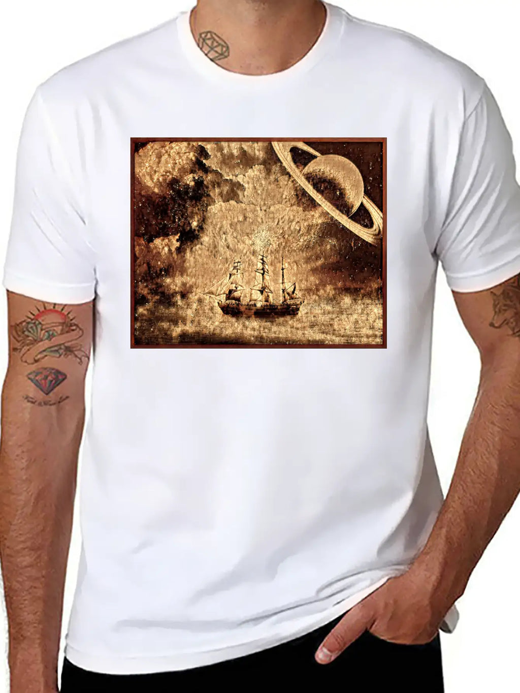 Wooden Ship In A Galaxy Far Away Classic Cotton Tee – Unisex Comfort For Any Season