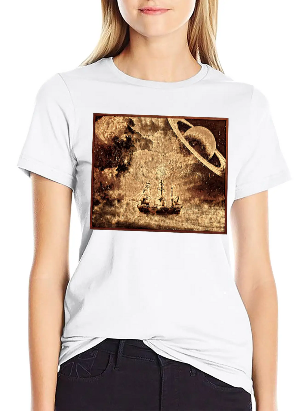 Wooden Ship In A Galaxy Far Away Classic Cotton Tee – Unisex Comfort For Any Season