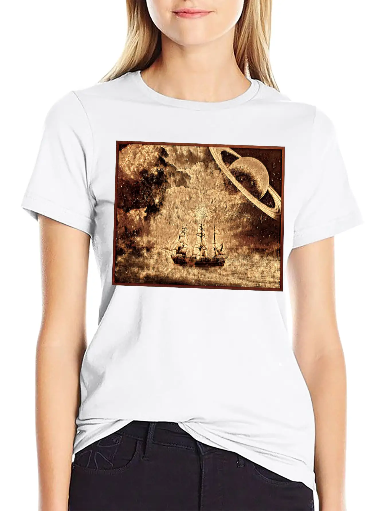 Wooden Ship In A Galaxy Far Away Classic Cotton Tee – Unisex Comfort For Any Season