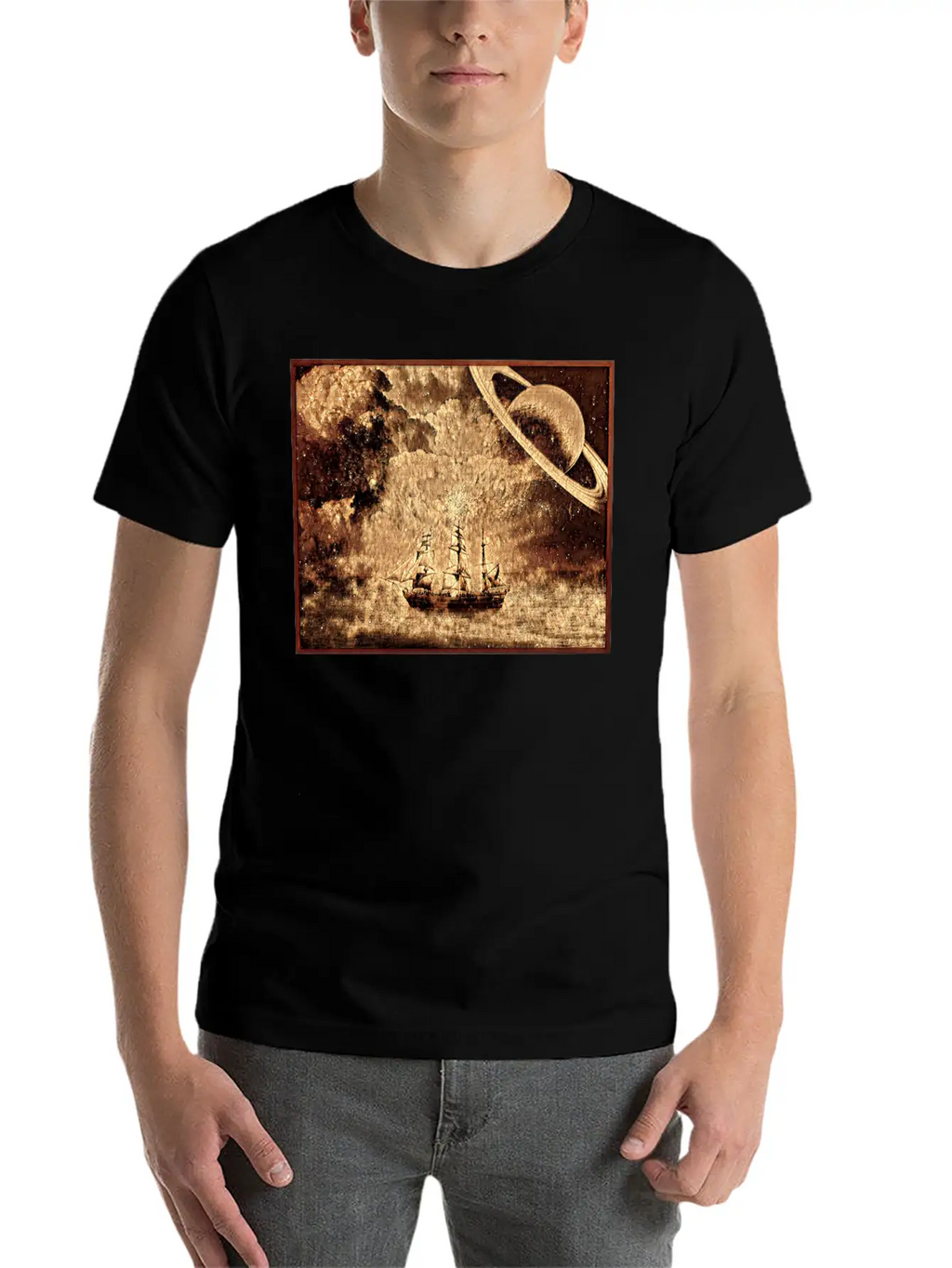 Wooden Ship In A Galaxy Far Away Classic Cotton Tee – Unisex Comfort For Any Season