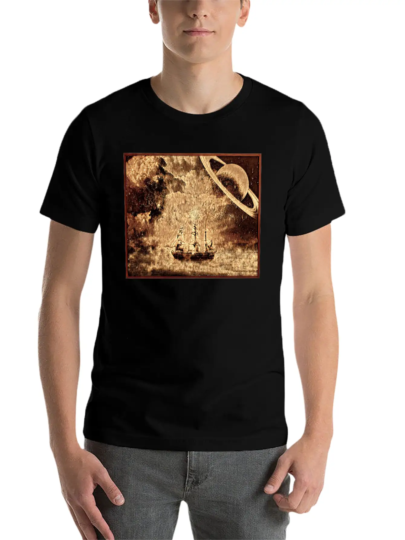Wooden Ship In A Galaxy Far Away Classic Cotton Tee – Unisex Comfort For Any Season