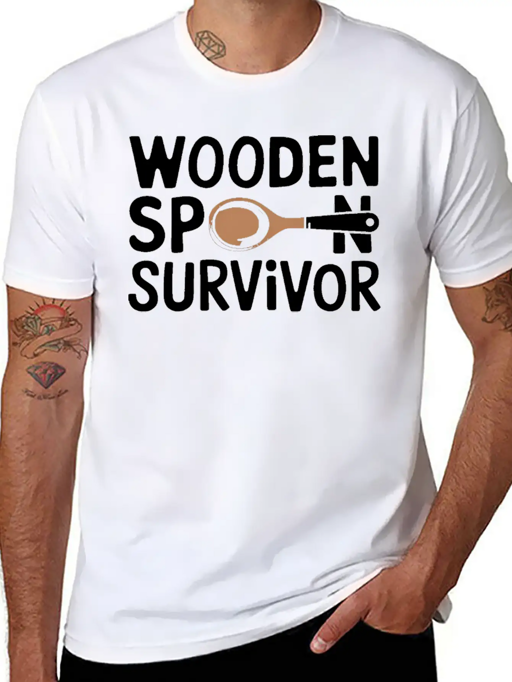 Wooden Spoon Survivor Breathable Soft Cotton T-Shirt – Timeless Casual Look