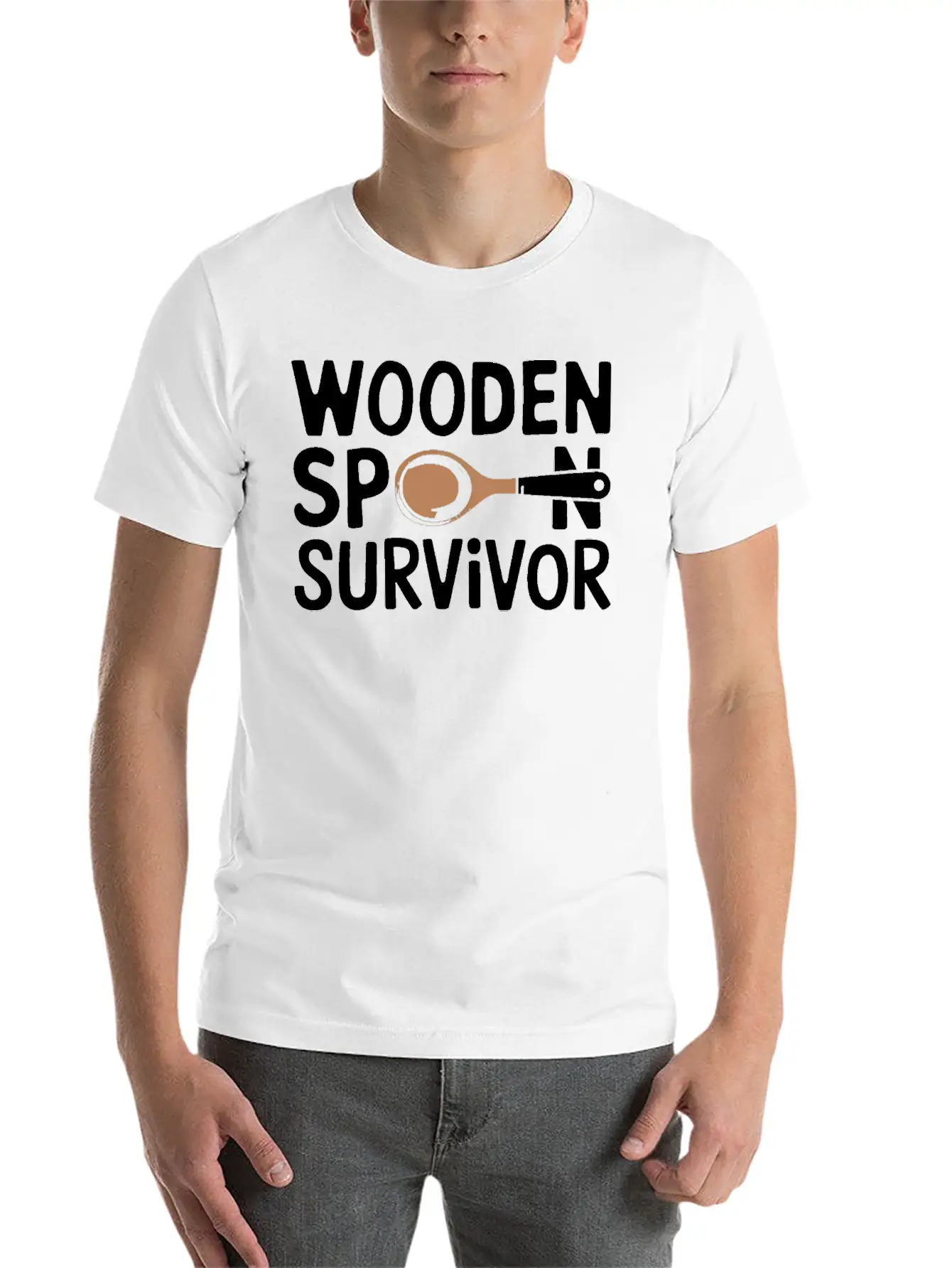 Wooden Spoon Survivor Breathable Soft Cotton T-Shirt – Timeless Casual Look