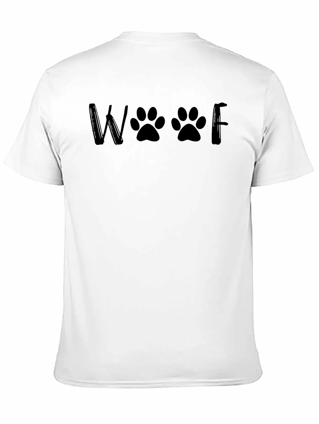 Woof, Dog, Mom Gift, Custom Dog Shirt,dog Mom Gift Breathable Soft Cotton T-Shirt – Timeless Casual Look