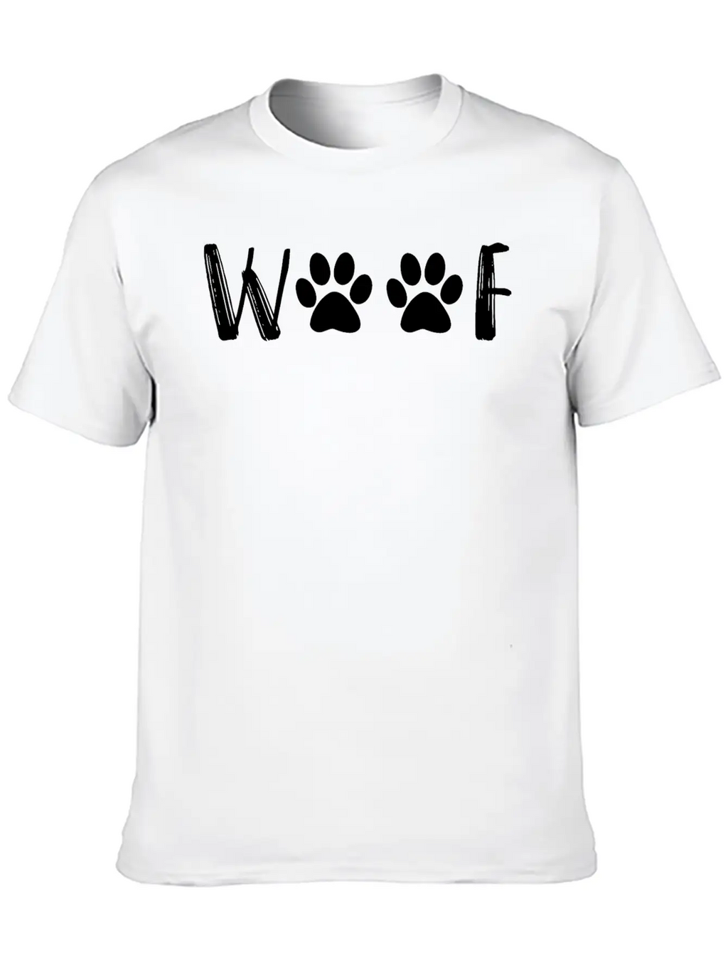 Woof, Dog, Mom Gift, Custom Dog Shirt,dog Mom Gift Breathable Soft Cotton T-Shirt – Timeless Casual Look
