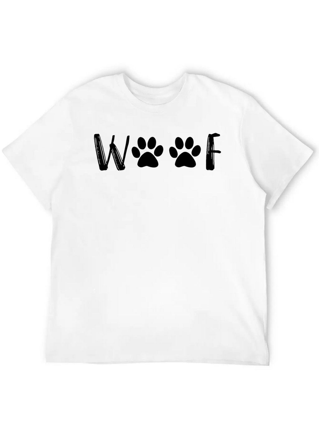 Woof, Dog, Mom Gift, Custom Dog Shirt,dog Mom Gift Breathable Soft Cotton T-Shirt – Timeless Casual Look