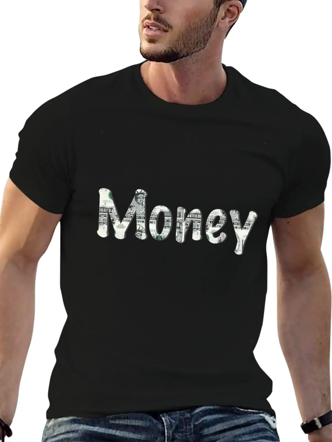 Word Money Unisex Casual T-Shirt – Clean Design For Daily Comfort