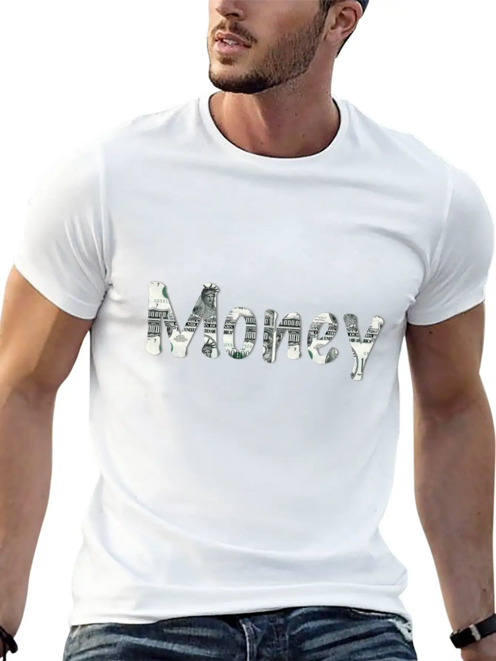 Word Money Unisex Casual T-Shirt – Clean Design For Daily Comfort