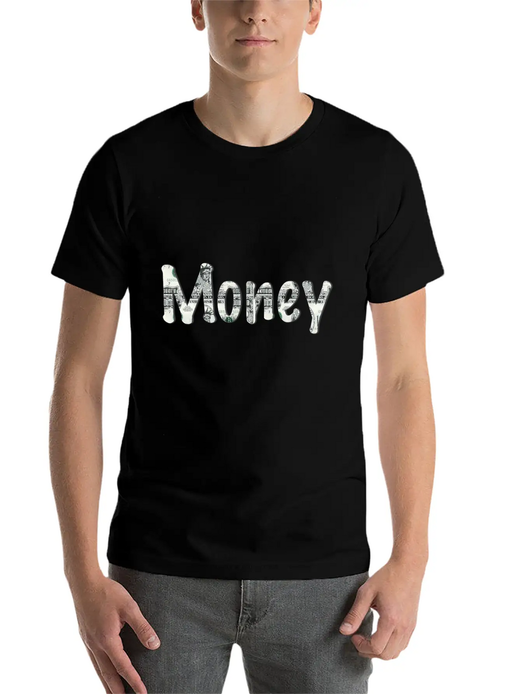 Word Money Unisex Casual T-Shirt – Clean Design For Daily Comfort
