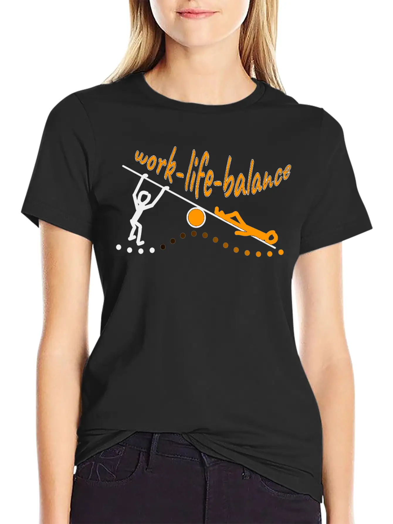 Work Life Balance Essential Cotton Tee For Daily Outfits – Unisex Style